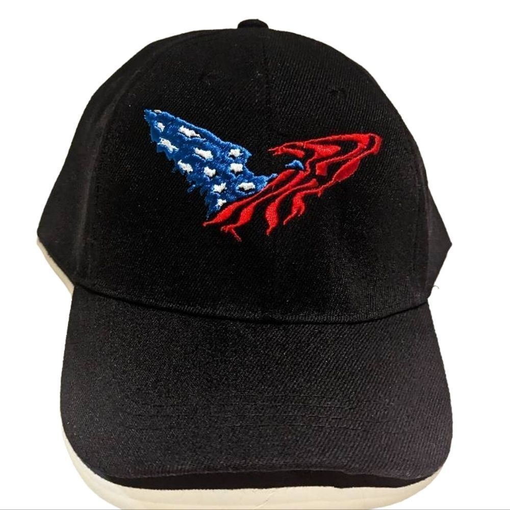 New Patriotic American Flag Eagle Dad Hat USA Red White & Blue Veterans 4th July
